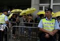 В Гонконге проходит суд над полицейским избивавшим участников протестного движения Occupy Central.