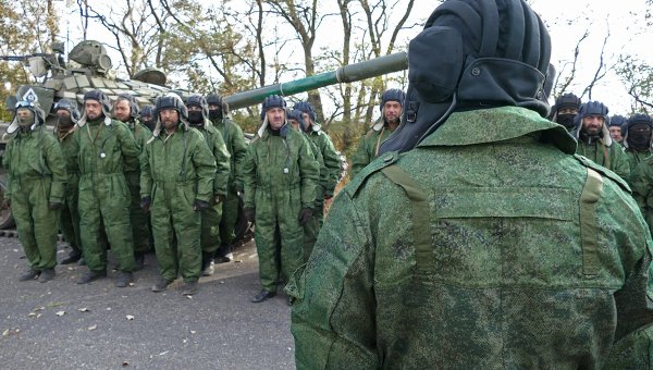 Ополченцы самопровозглашенной ДНР. Архивное фото