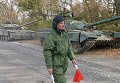Отвод техники от линии соприкосновения в ДНР