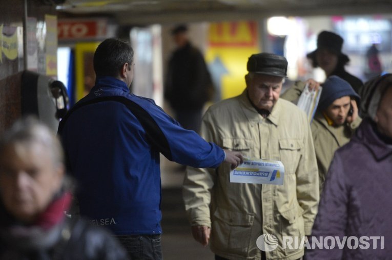 Местные выборы в Киеве. Агитаторы