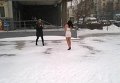 Снег в Омске