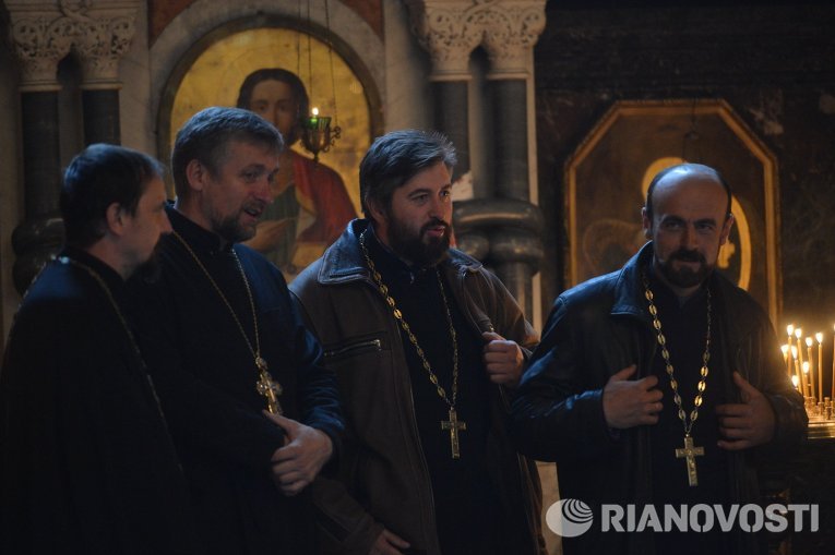 Предстоятель УПЦ КП Филарет провел торжественную литургию в сослужении епископата Киевского Патриархата