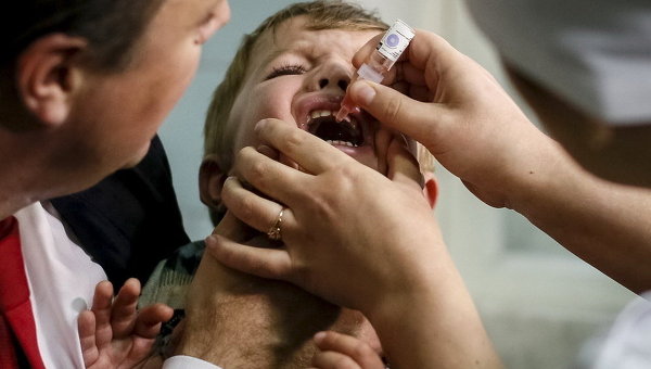 Вакцинация против полиомиелита в клинике Киева