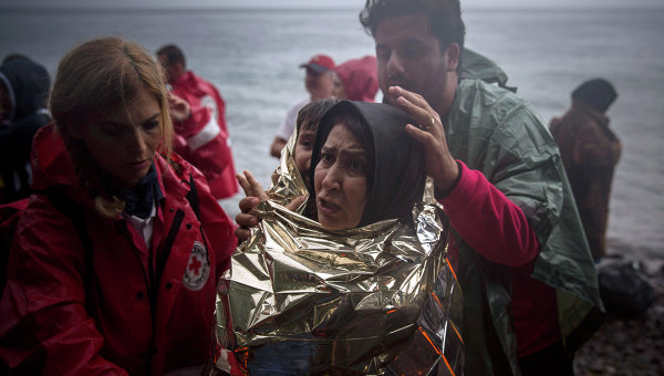 Ситуация с мигрантами с Ближнего Востока в Греции