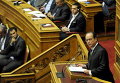 Президент Франции Франсуа Олланд выступил с речью перед греческим парламентом в Афинах