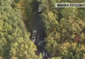 Резонансное ДТП во Франции: съемка с вертолета. Видео
