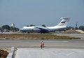 Самолеты ВКС РФ на авиабазе Хмеймим в Сирии