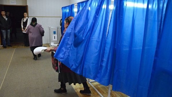 Голосование на выборах в Украине