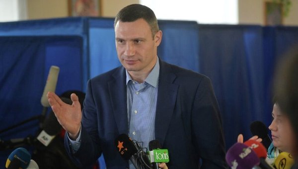 Виталий Кличко на выборах