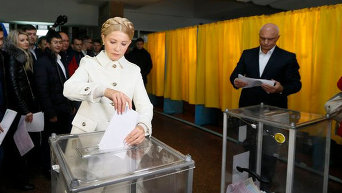 Юлия Тимошенко на выборах