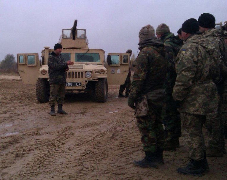 Тренировка украинского спецназа