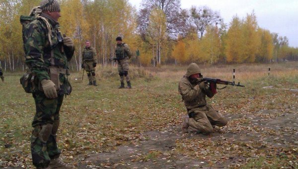 Тренировка украинского спецназа. Архивное фото