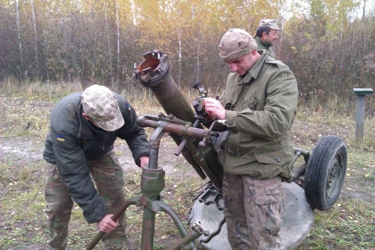 Тренировка украинского спецназа