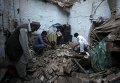 Последствия землетрясения в Пешаваре - административном центре пакистанской провинции Хайбер-Пахтунхва