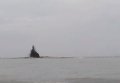 Грязевой вулкан в Азовском море. Видео