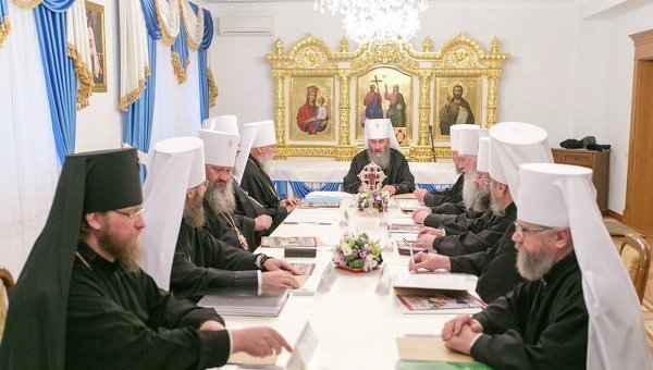 Pаседание Священного Синода Украинской православной церкви