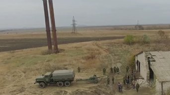 Беспилотники ОБСЕ фиксируют отвод артиллерии ДНР от линии соприкосновения. Видео