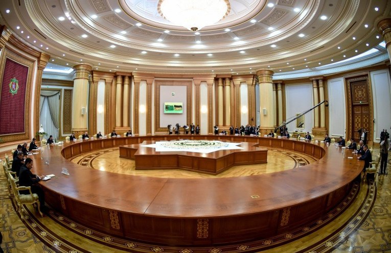 Переговоры Петра Порошенко в Туркмении