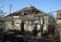 Разрушения в Сватово после пожара в арсенале