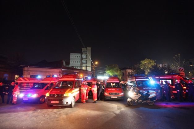 Пожар в ночном клубе Бухареста