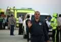 На месте эвакуации тел погибших в авиакатастрофе российского лайнера на территории Египта