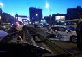 Масштабное ДТП в Киеве с участием патрульного авто