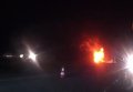 Пожар бензовоза на трассе Киев-Одесса