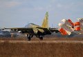 Су-25 ВВС Украины на учениях на полигоне Широкий лан