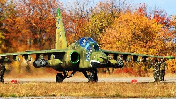 Су-25 ВВС Украины. Архивное фото