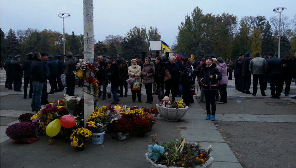 Милиция пресекла конфликт во время акции в память о погибших в Одессе 2 мая