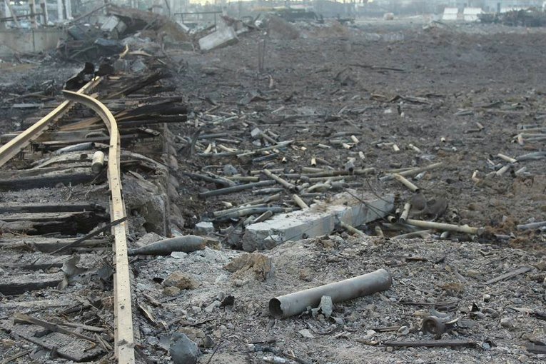 Разрушения в результате ЧП на арсенале боеприпасов ВСУ в Сватово