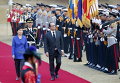 Президент Франции Франсуа Олланд и президент Южной Кореи Парк Гын Хе в Сеуле