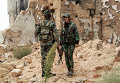 Спецполк Сирийской армии в пригороде Дамаска
