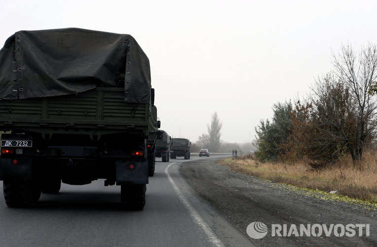Отвод военной техники завершился в ДНР