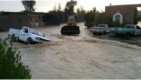 Последствия ливней в Египте