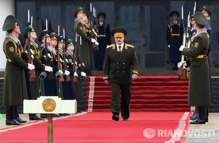 Инаугурация избранного президента Белоруссии А.Лукашенко