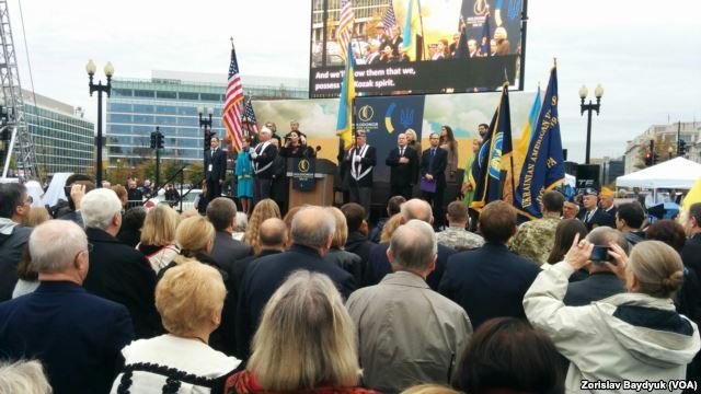 Открытие в Вашингтоне Мемориала жертвам голодомора в Украине