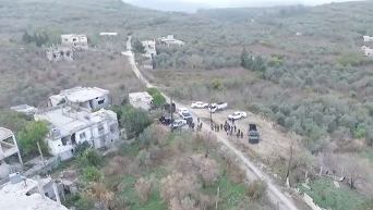 Сирийские военные заняли поселок Гмам: запись с беспилотника. Видео